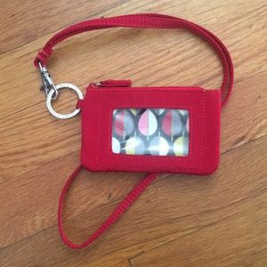 Vera Bradley Zip ID Case & Lanyard